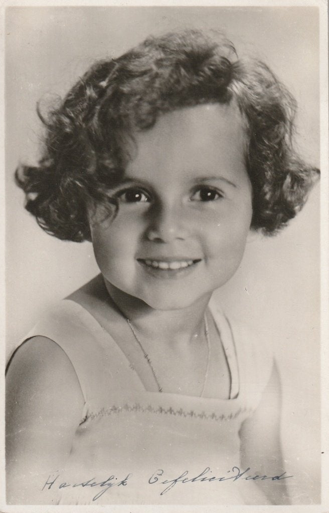 MEISJE LANG HAAR UIT 1942 GLANZEND ZEER MOOIE  KAART KO589, Verzamelen, Ophalen of Verzenden, 1940 tot 1960, Gelopen, Overige thema's