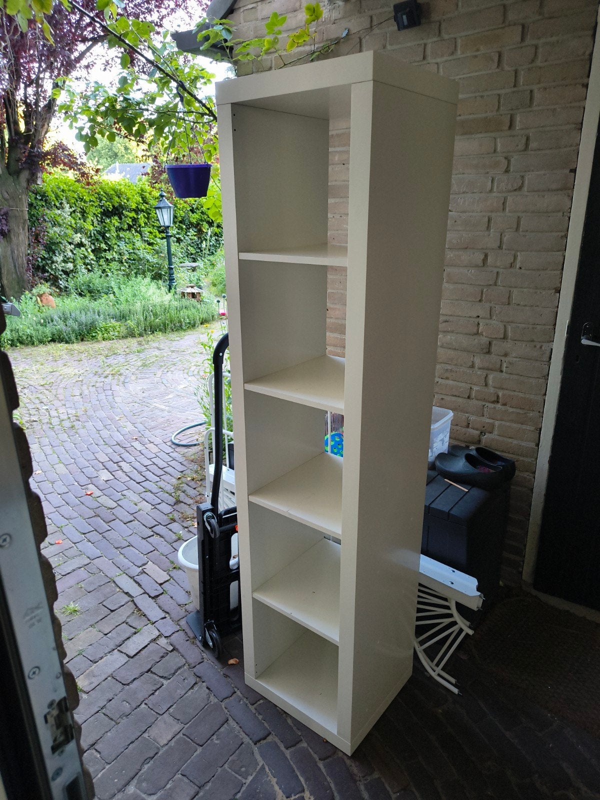 Ikea expedit 5 vakken kallax wit, Ophalen, Gebruikt, 50 tot 100 cm, Minder dan 100 cm