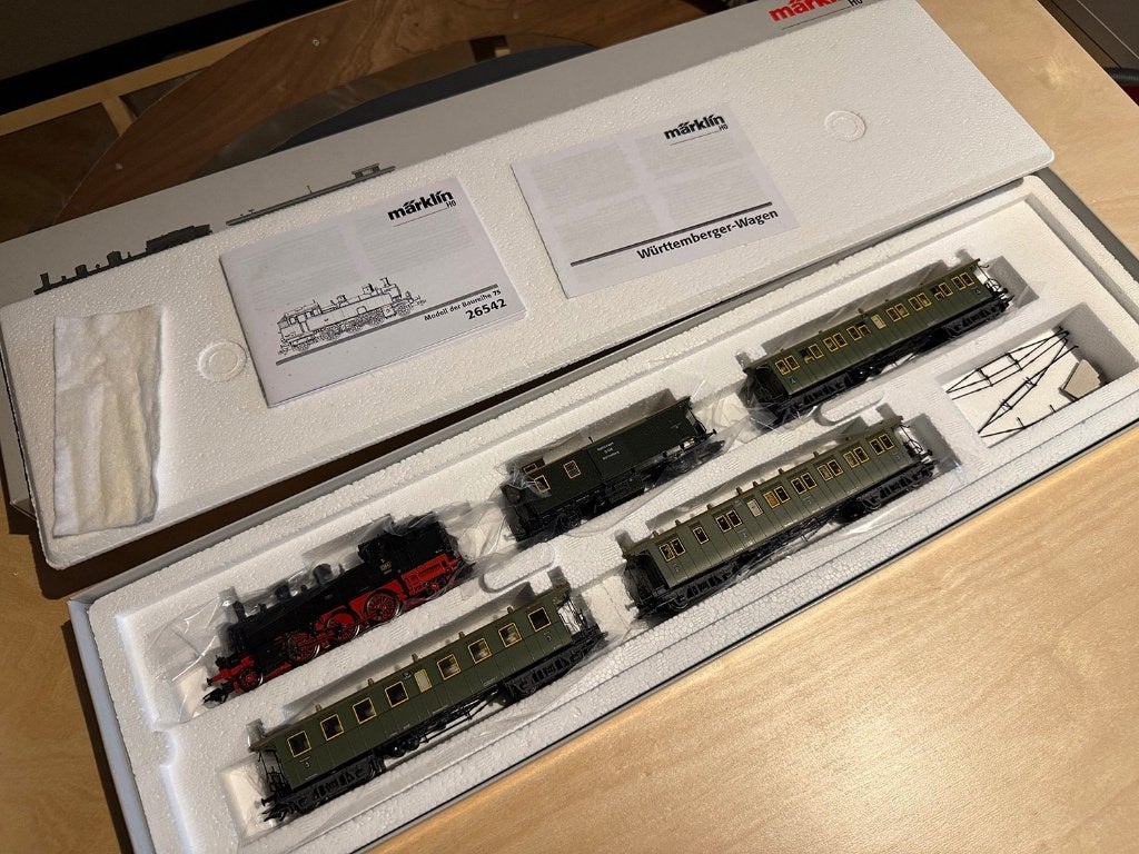 Märklin 26542 - Württembergse reizigerstrein AC MFX, Hobby en Vrije tijd, Modeltreinen | H0, Wisselstroom, Locomotief, Ophalen of Verzenden