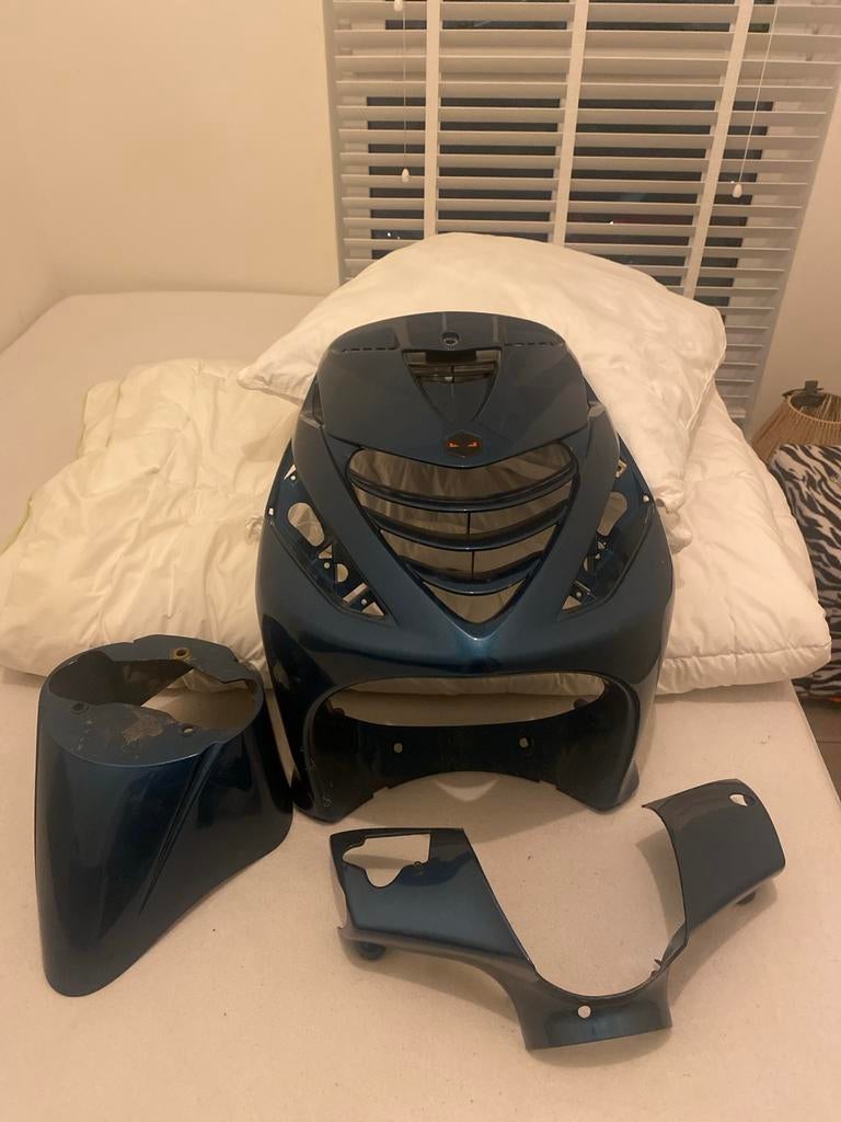Piaggio Zip SP Kappen Set - Blauw, Fietsen en Brommers, Brommeronderdelen | Scooters, Ophalen of Verzenden, Gebruikt, Kap, Piaggio