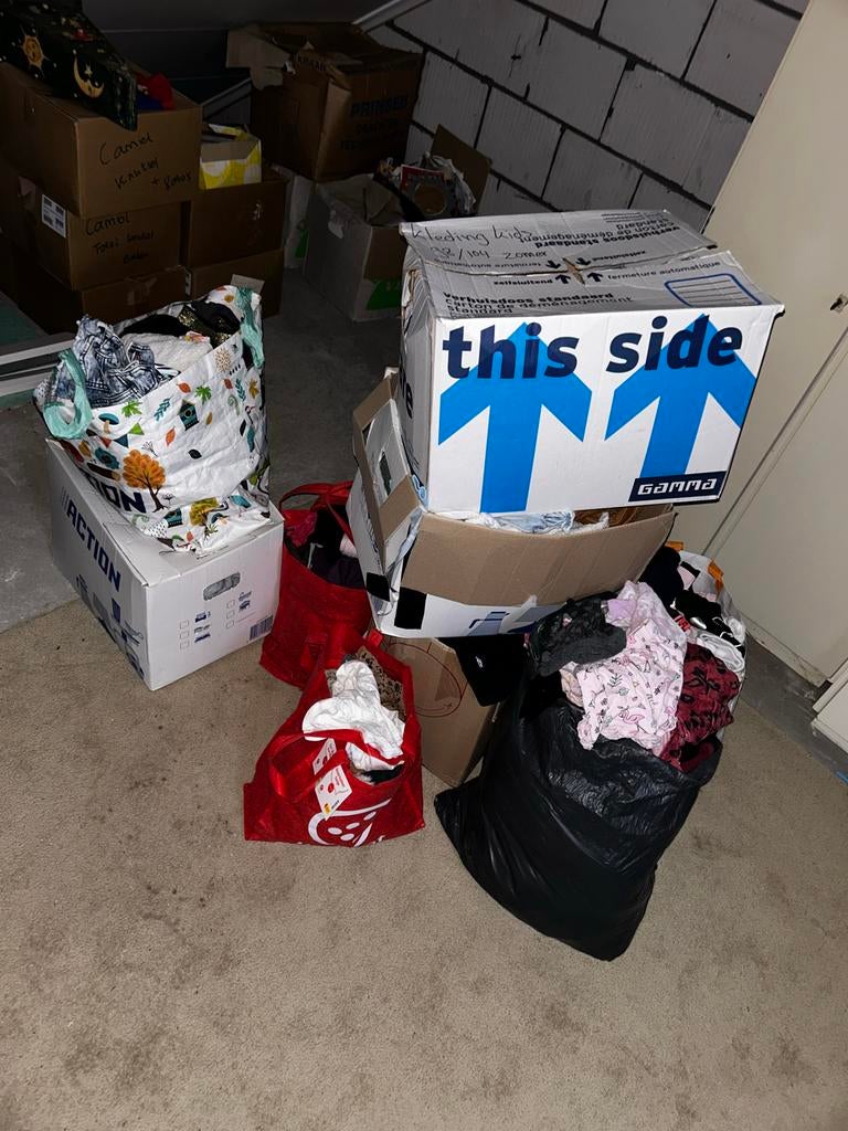 Kleding pakket., Ophalen
