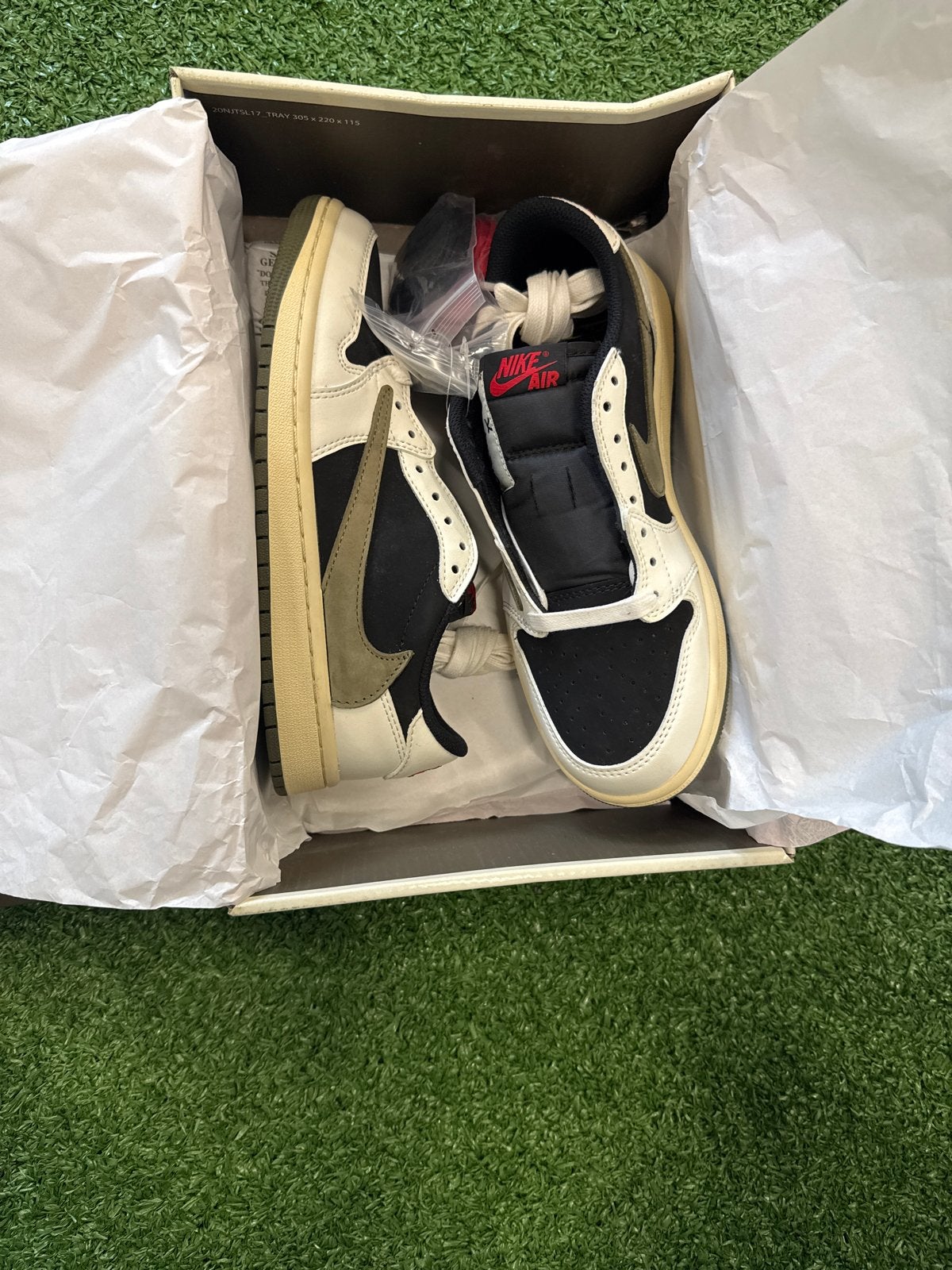 Nike Air Jordan 1 Low OG SP Travis Scott Black Phantom, Ophalen of Verzenden, Nieuw, Zwart, Sneakers of Gympen