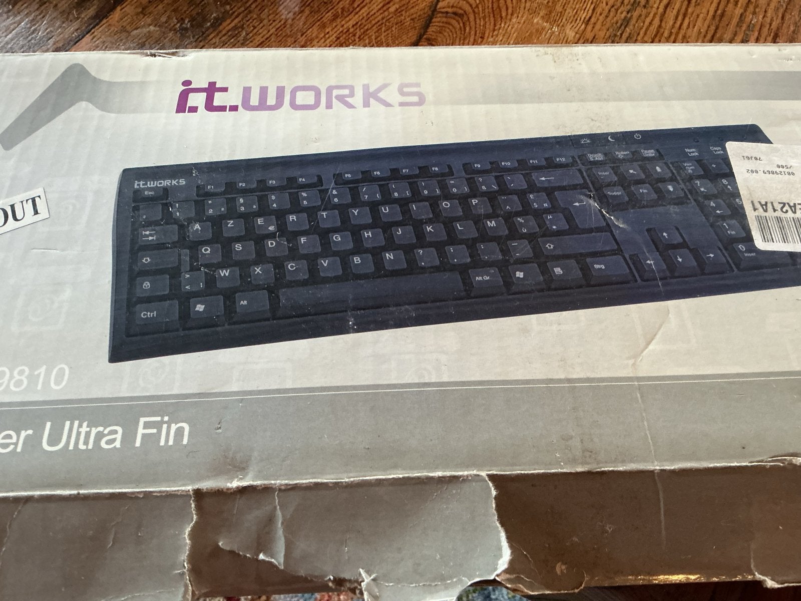 It.works bedraad toetsenbord - AZERTY, Computers en Software, Toetsenborden, Ophalen of Verzenden, Numeriek gedeelte, Bedraad