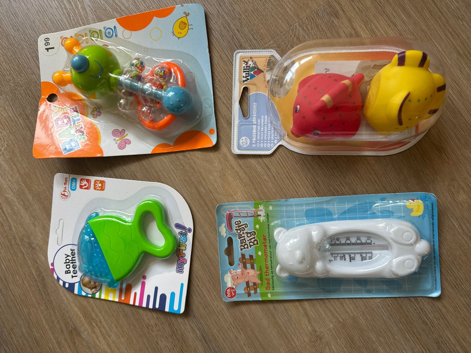 Baby Badthermometer bijtring rammelaar, Ophalen of Verzenden, Nieuw, Overige typen