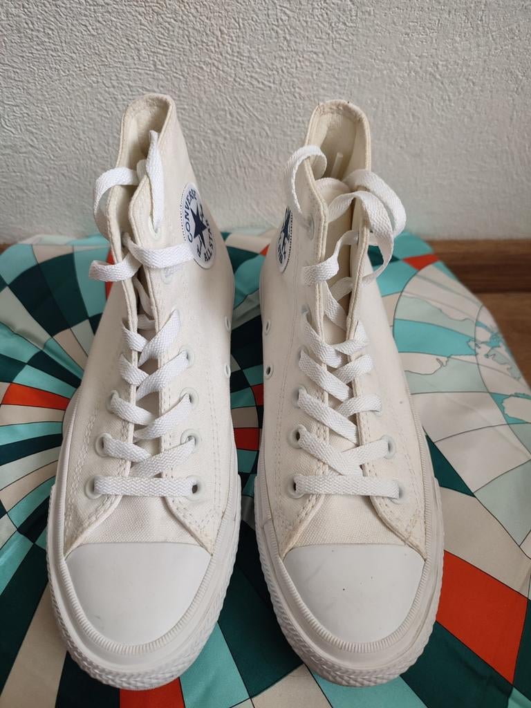 Chuck Taylor All Star Lunarlon Converse 37 wit creme Unisex, Wit, Ophalen of Verzenden, Converse All Star, Sneakers of Gympen