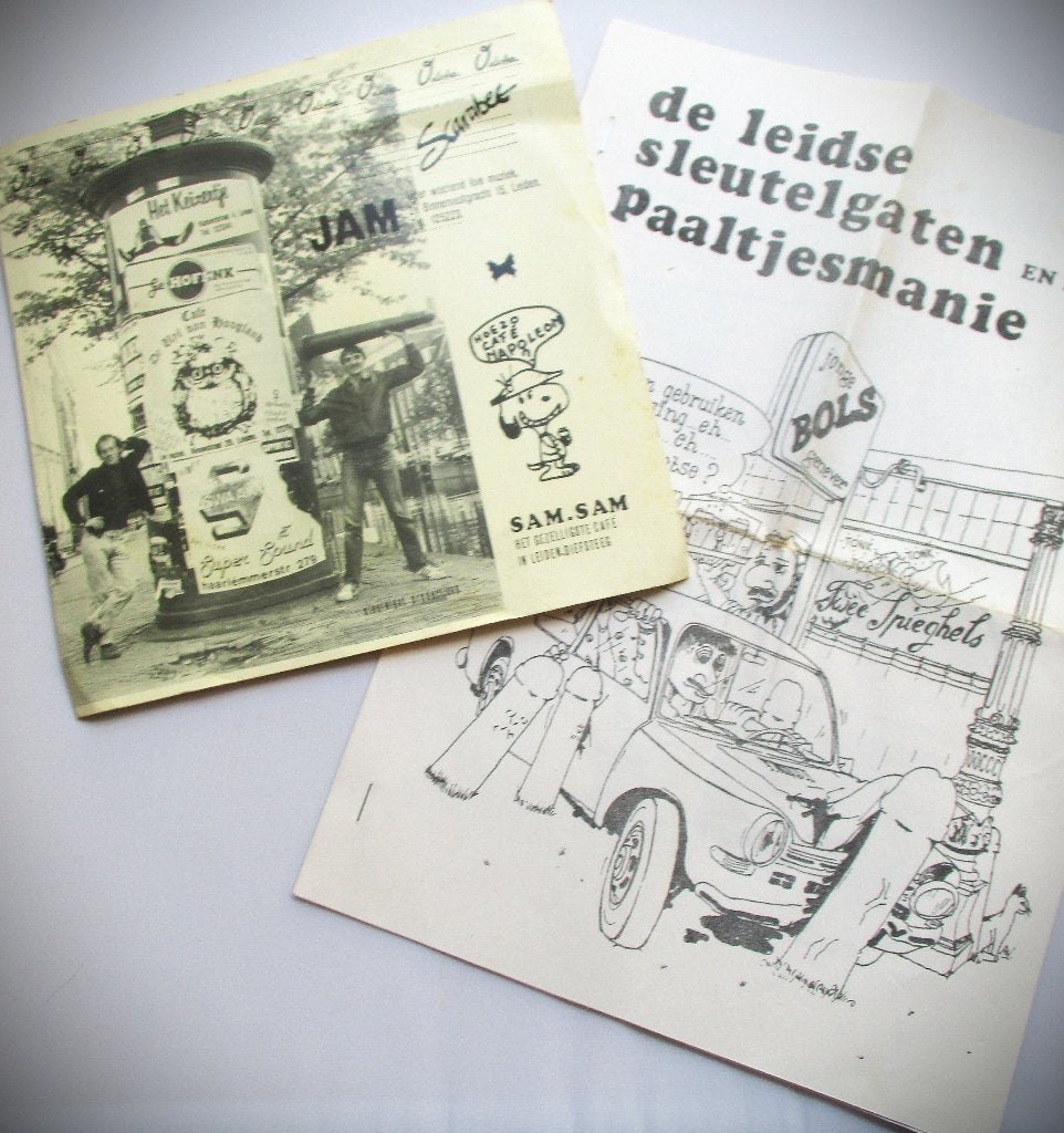 Leidse Sleutelgaten~Paaltjesmanie~Vinyl + Krantje 1982, Ophalen of Verzenden, 1980 tot heden, Nederland, Tijdschrift