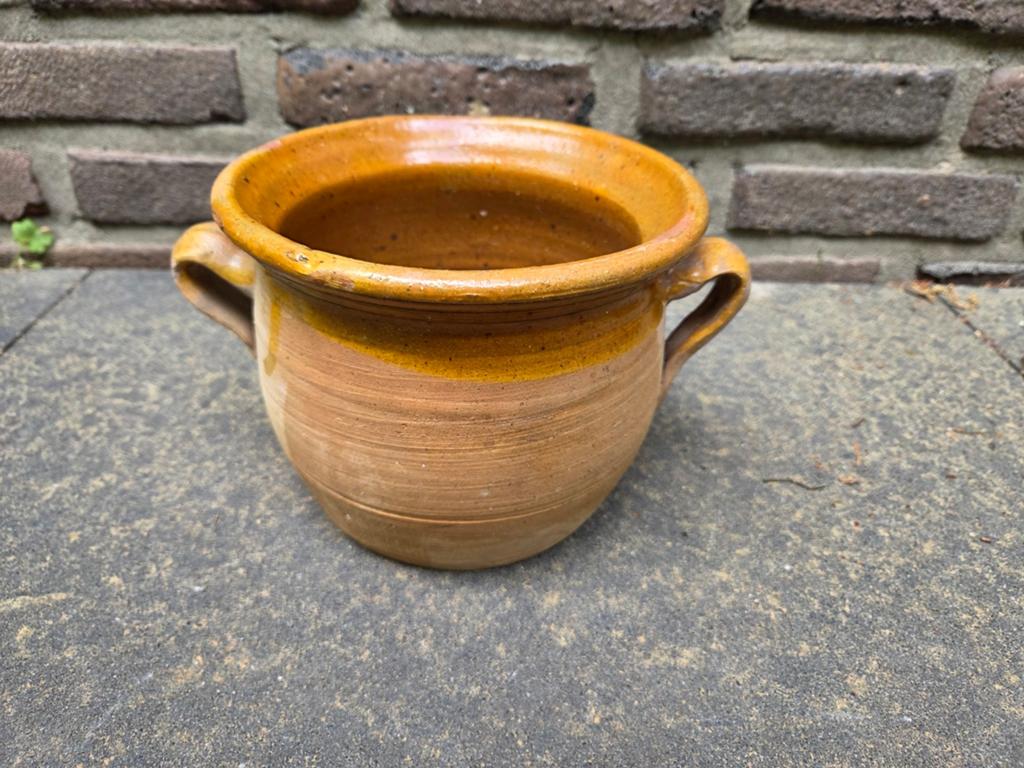 Antieke Franse confiture pot, Ophalen of Verzenden