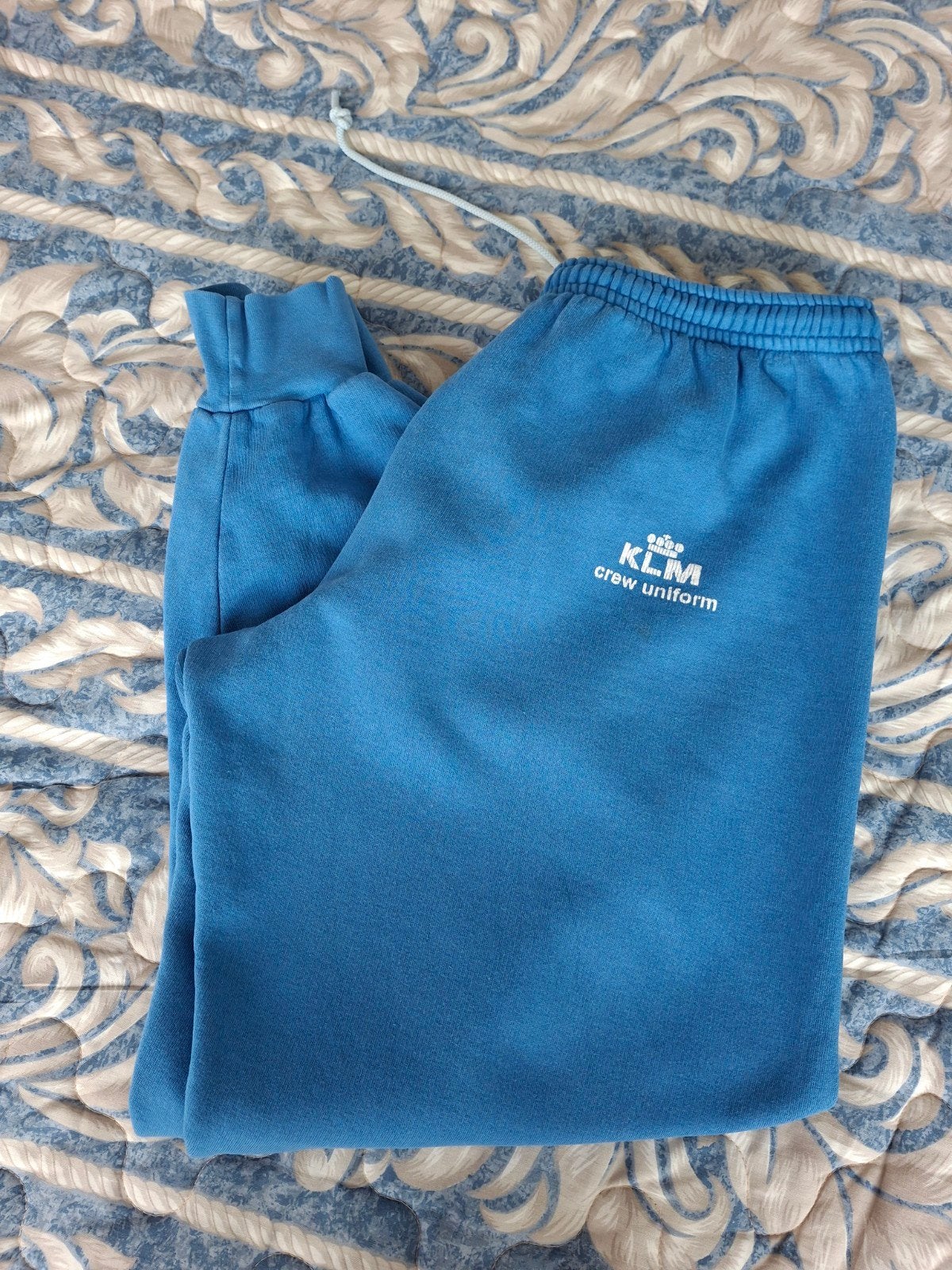 KLM Crew Uniform Joggingbroek - Maat M/L, Kleding | Dames, Maat 38/40 (M), Blauw, Ophalen of Verzenden, Lang