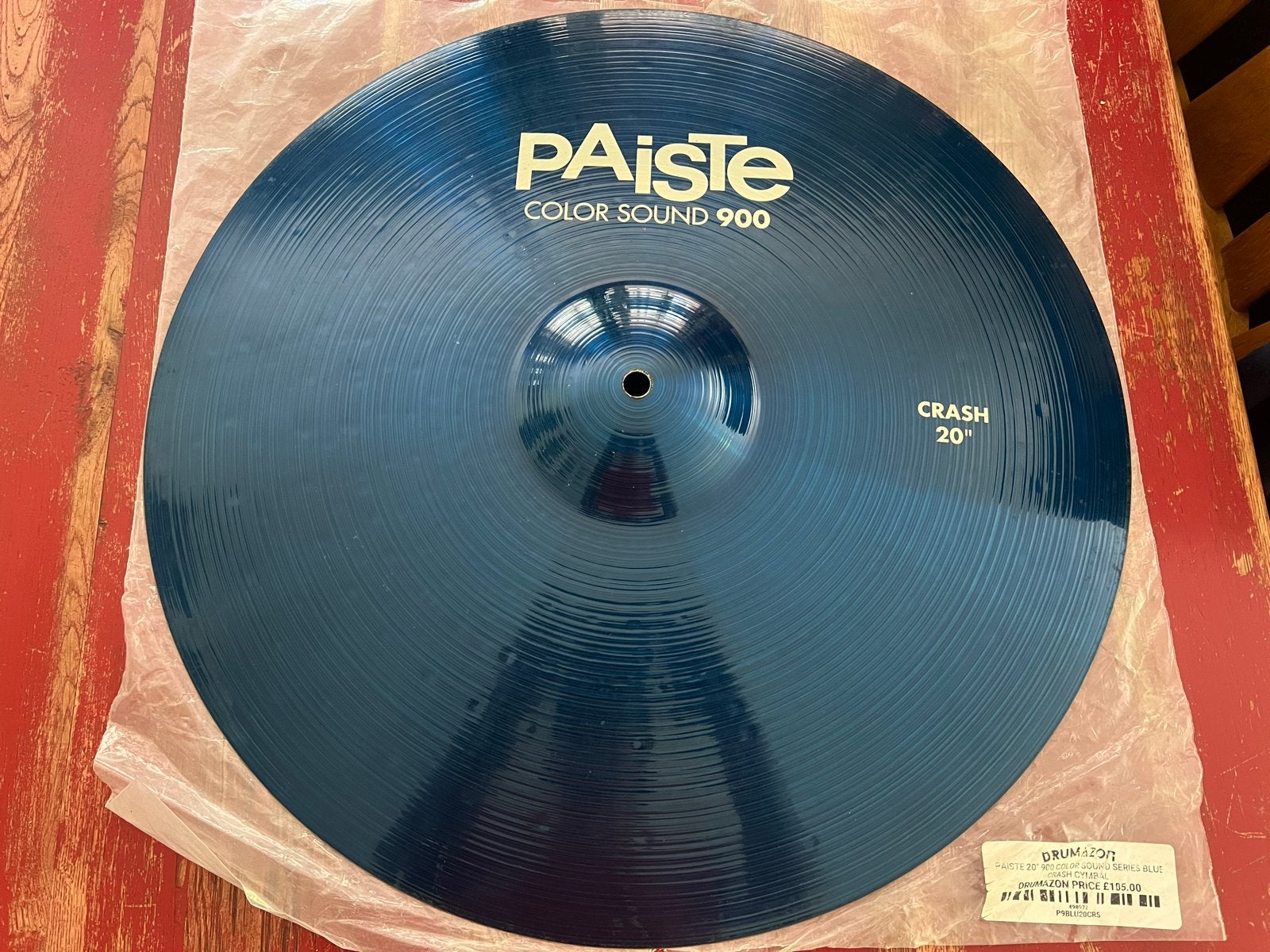 Paiste 900 Colorsound 20” Crash Cimbaal, Ophalen of Verzenden, Zo goed als nieuw, Drums of Percussie