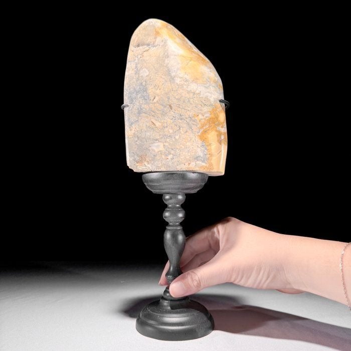Maligano Jasper op standaard - H28 cm - B9 cm- 1600 g, Verzenden, Mineraal