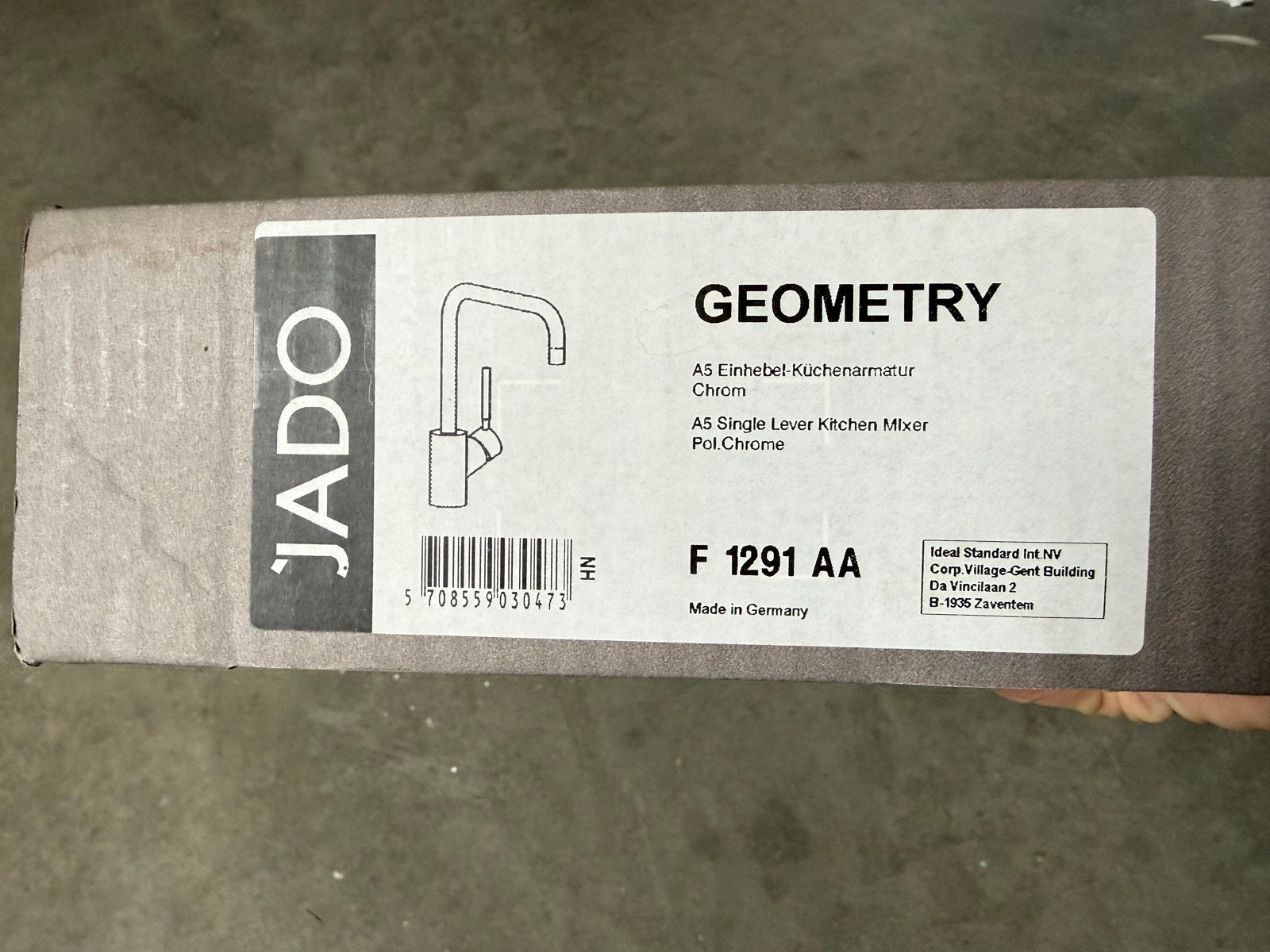 JADO Geometry  Mengkraan, Ophalen of Verzenden, Nieuw, Chroom, Kraan