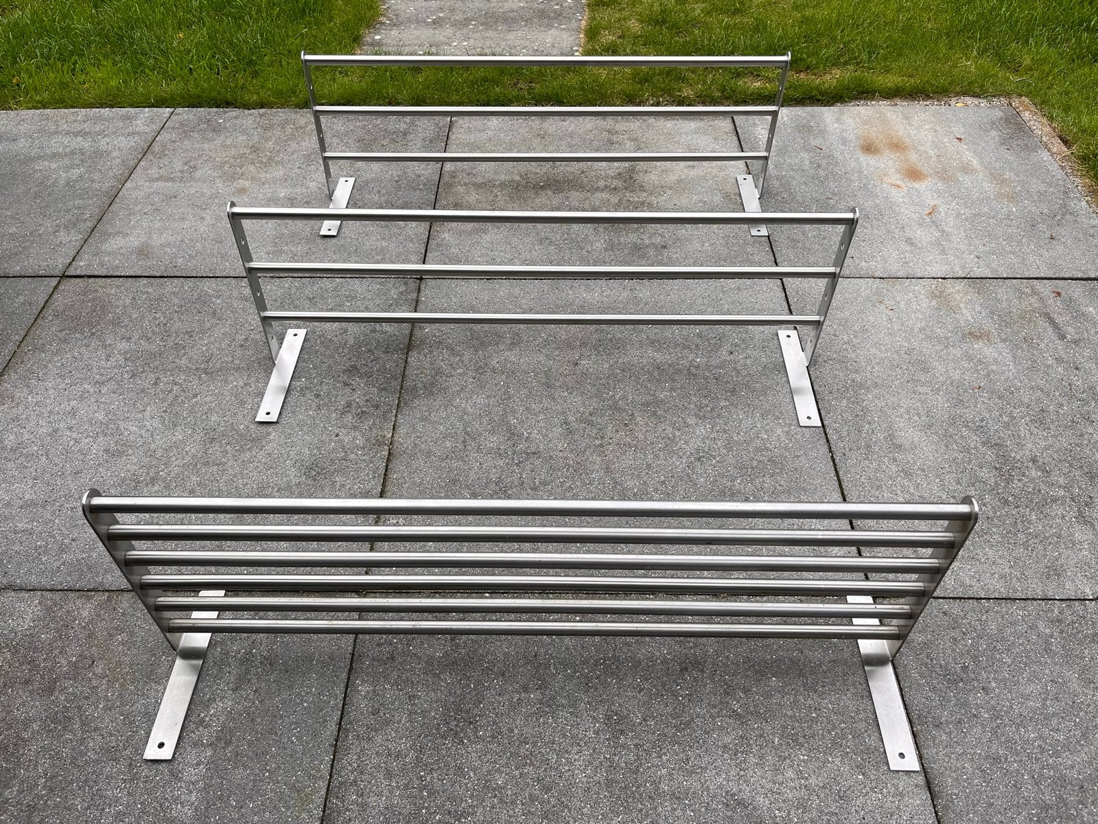 RVS wandplanken - Ikea Gruntal serie, Wandkapstok, Ophalen of Verzenden, Zo goed als nieuw, Minder dan 100 cm