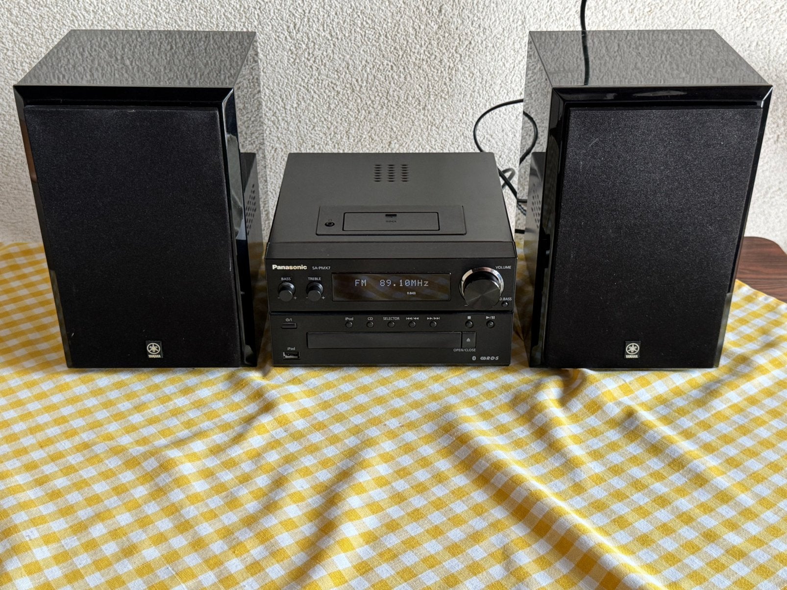 Mooi stereo setje panasonic met boxen  vaste pr ophalen, Ophalen, Zo goed als nieuw, Speakers, Overige merken