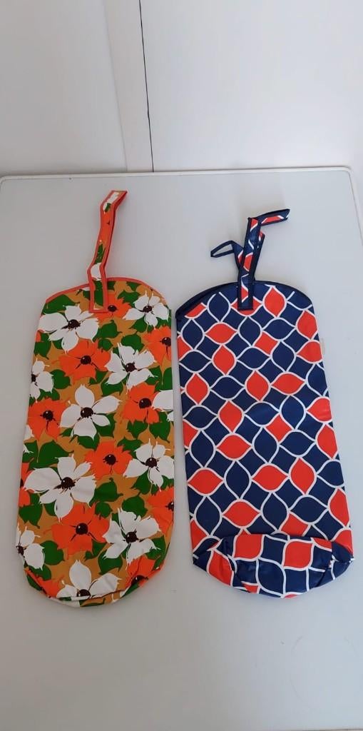 Retro design print oranje decoratie zak tassen tas opbergen, Ophalen of Verzenden, Huis en Inrichting