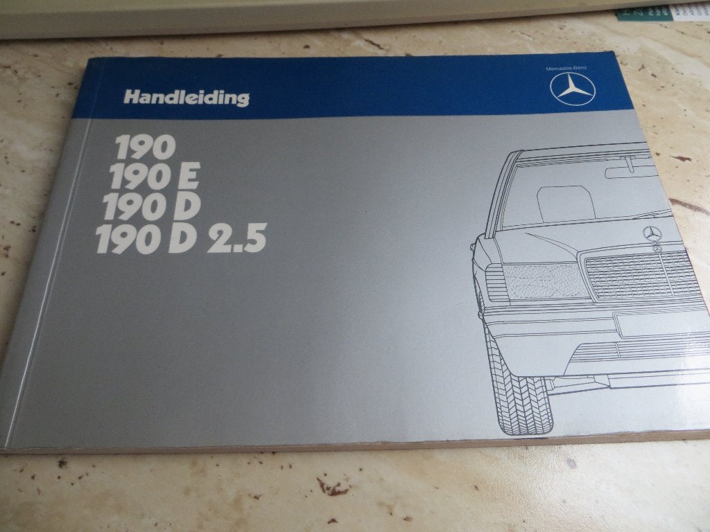 Instructieboek Mercedes 190, 190 E, 190D, 190D 2.5 W201 1985, Auto diversen, Handleidingen en Instructieboekjes, Ophalen of Verzenden