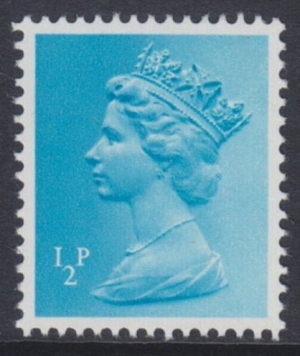 ENGELAND E.II. ½p. Decimal Machin frankeerzegels, 8 Variëtei, Verzenden, Postfris