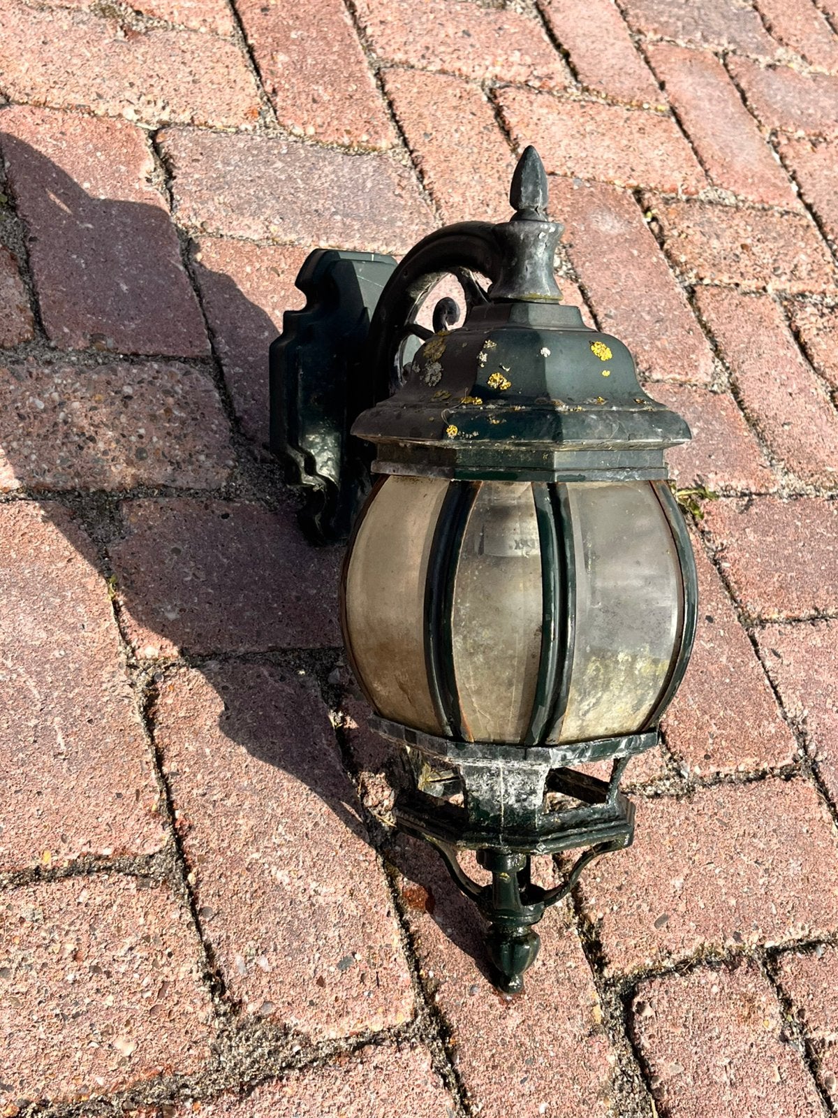 Buitenlamp Andrew hang 3 stuks, Tuin en Terras, Gebruikt, Minder dan 50 watt, Wandlamp, Aluminium