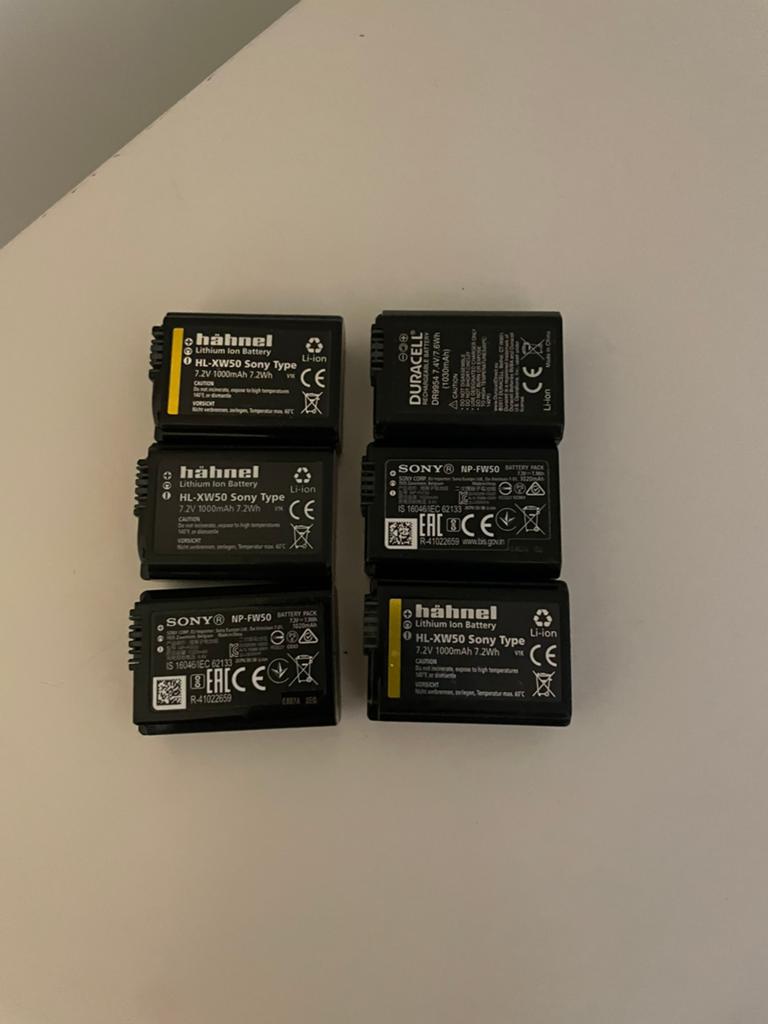 Sony NP-FW50 batterij – Origineel & compatible, Audio, Tv en Foto, Fotografie | Accu's en Batterijen, Ophalen of Verzenden, Zo goed als nieuw