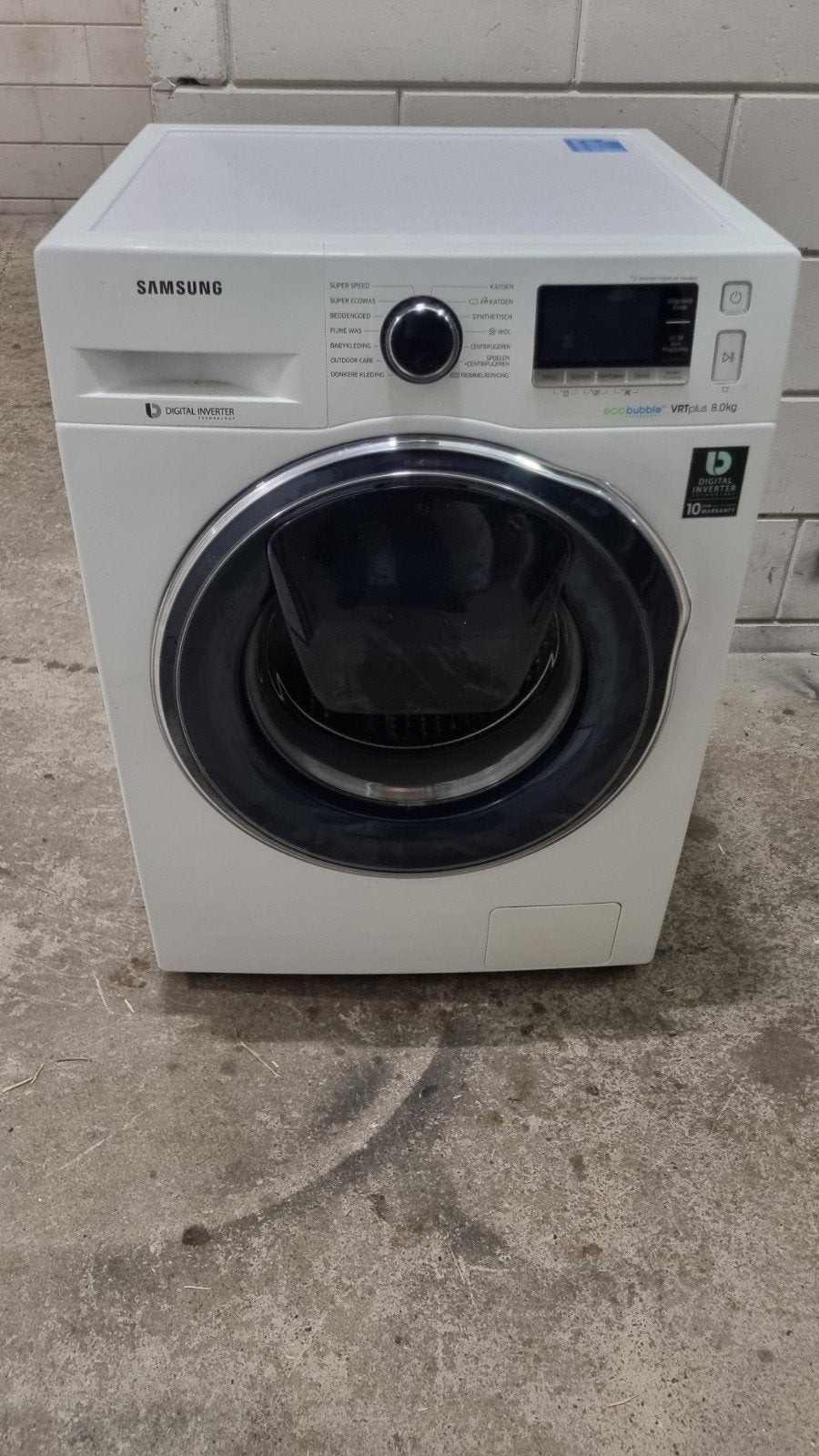 Samsung wasmachine 8 kg, Witgoed en Apparatuur, Ophalen, Minder dan 85 cm, Zo goed als nieuw, 1200 tot 1600 toeren