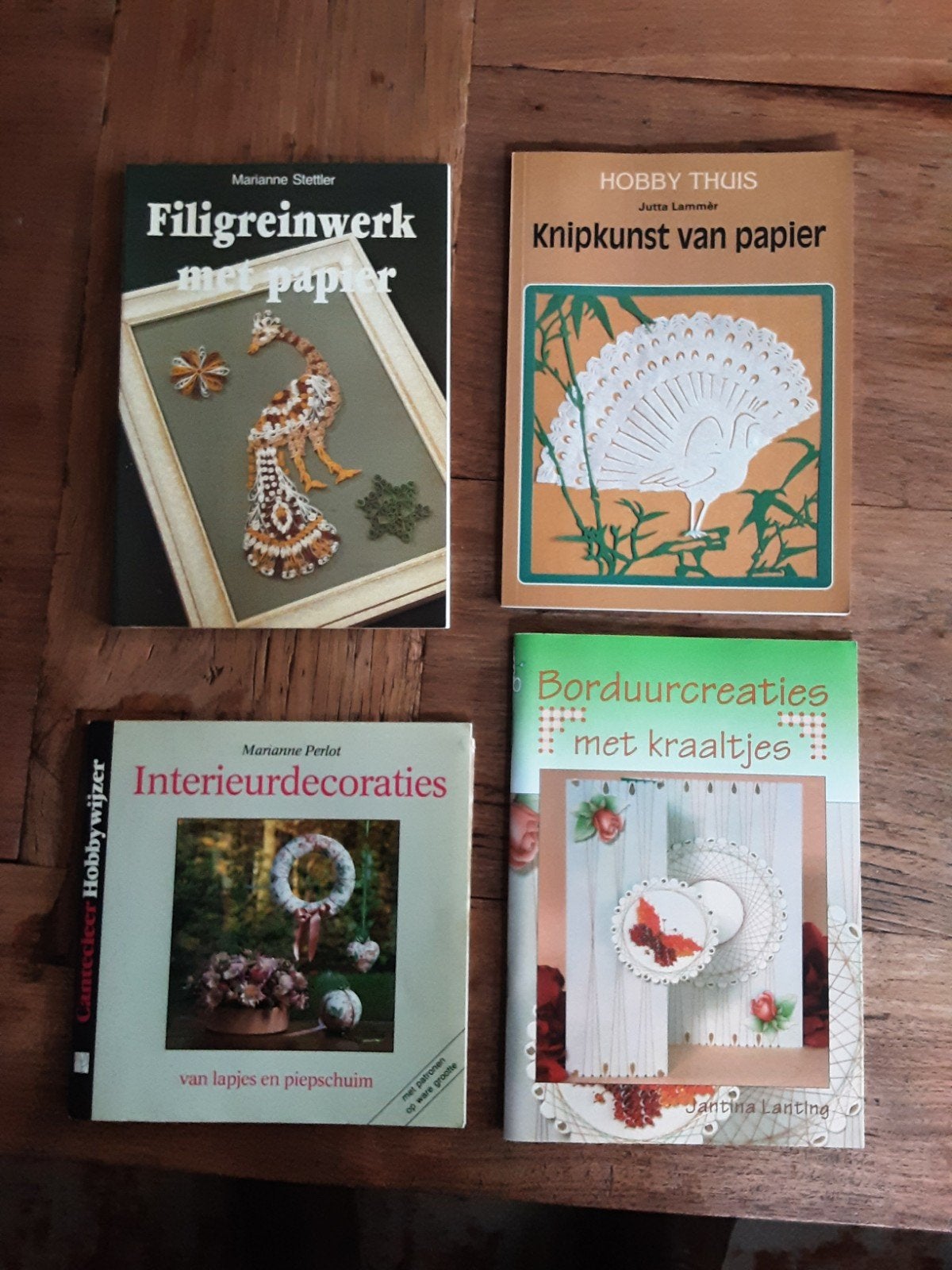Knutselboeken: Filigreinwerk, Knipkunst, Interieurdecoraties, Gebruikt, Overige thema's, Meerkleurig, Ophalen of Verzenden