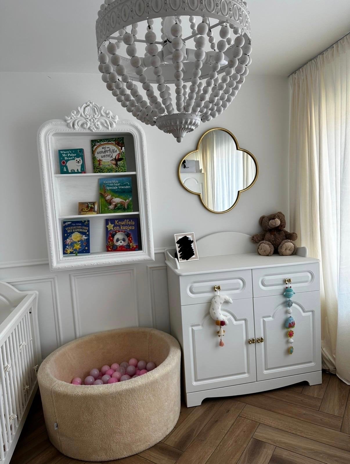 Born Lucky Ohio Witte Commode - Zo goed als nieuw!, Ophalen, 50 tot 70 cm, 105 cm of meer, Zo goed als nieuw