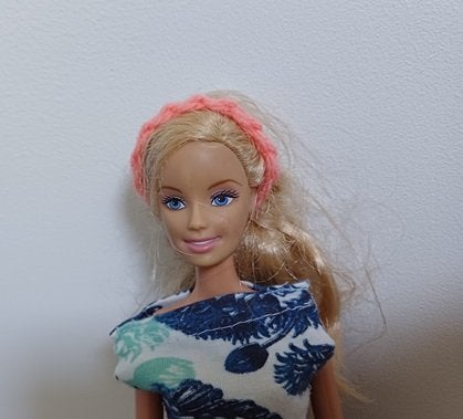 Barbie kleertjes haarband oranje, Verzenden, Nieuw, Barbie