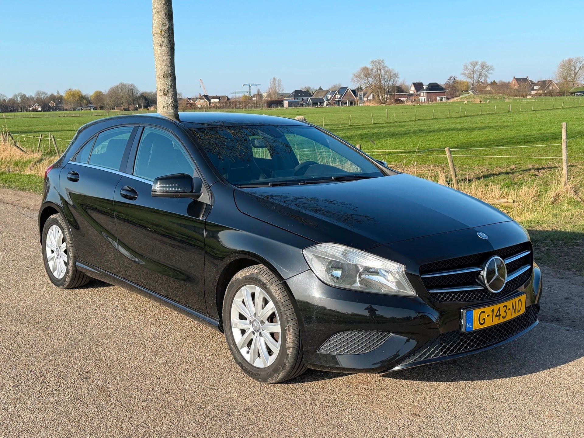 Mercedes-Benz A-klasse 180 Ambition APK 12-2026 Airco Navi, Voorwielaandrijving, Stof, Gebruikt, 4 cilinders