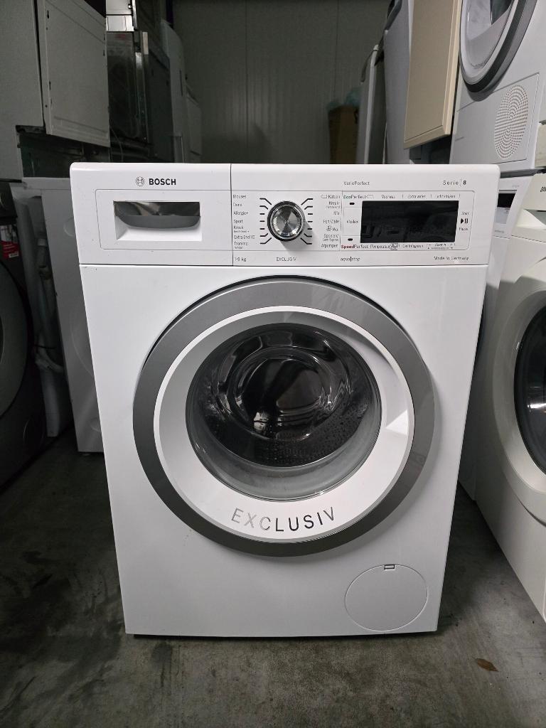 Bosch ~ Serie 8 ~ Exclusiv ~ 1-9 KG ~ 1600RPM ~ Aquastop, Ophalen, Voorlader, Energieklasse A of zuiniger, 10 kg of meer