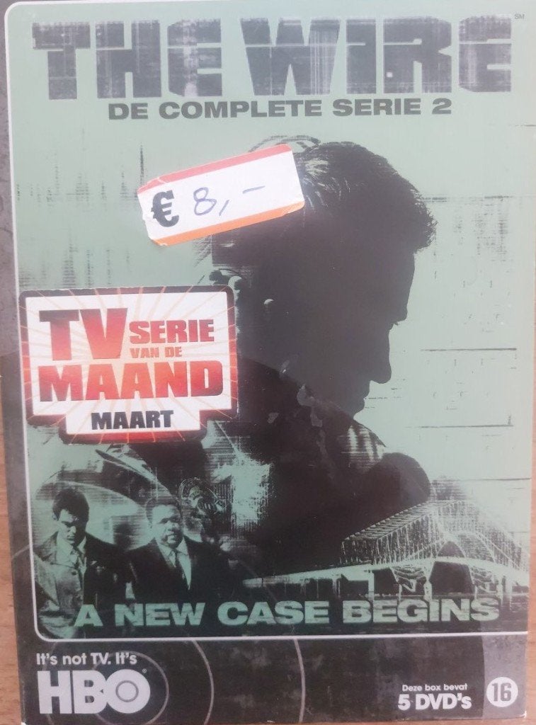 DVD box The Wire seizoen 2, Ophalen, Zo goed als nieuw, Misdaad