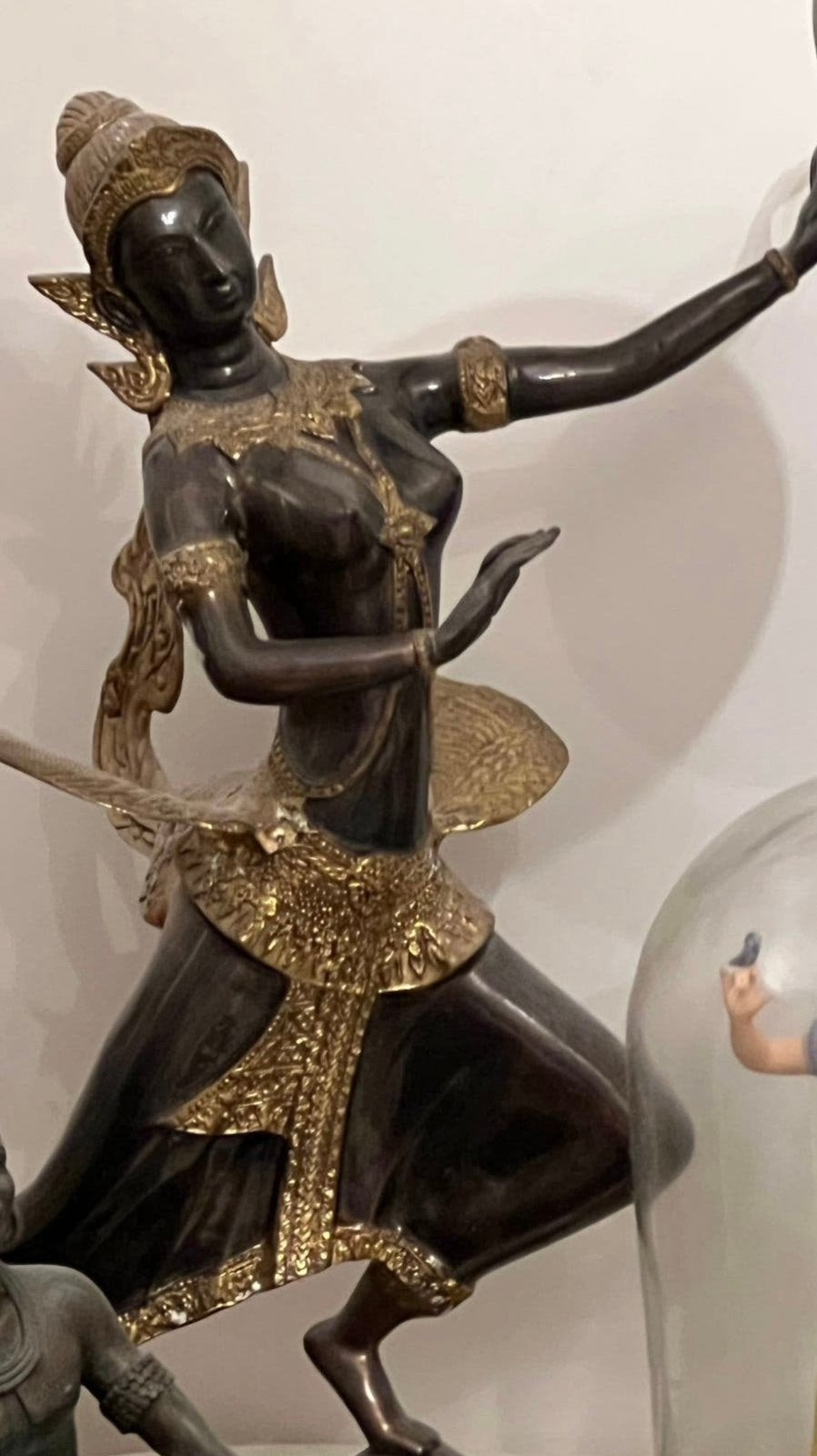 Mooi groot bronzen beeld, Ophalen of Verzenden