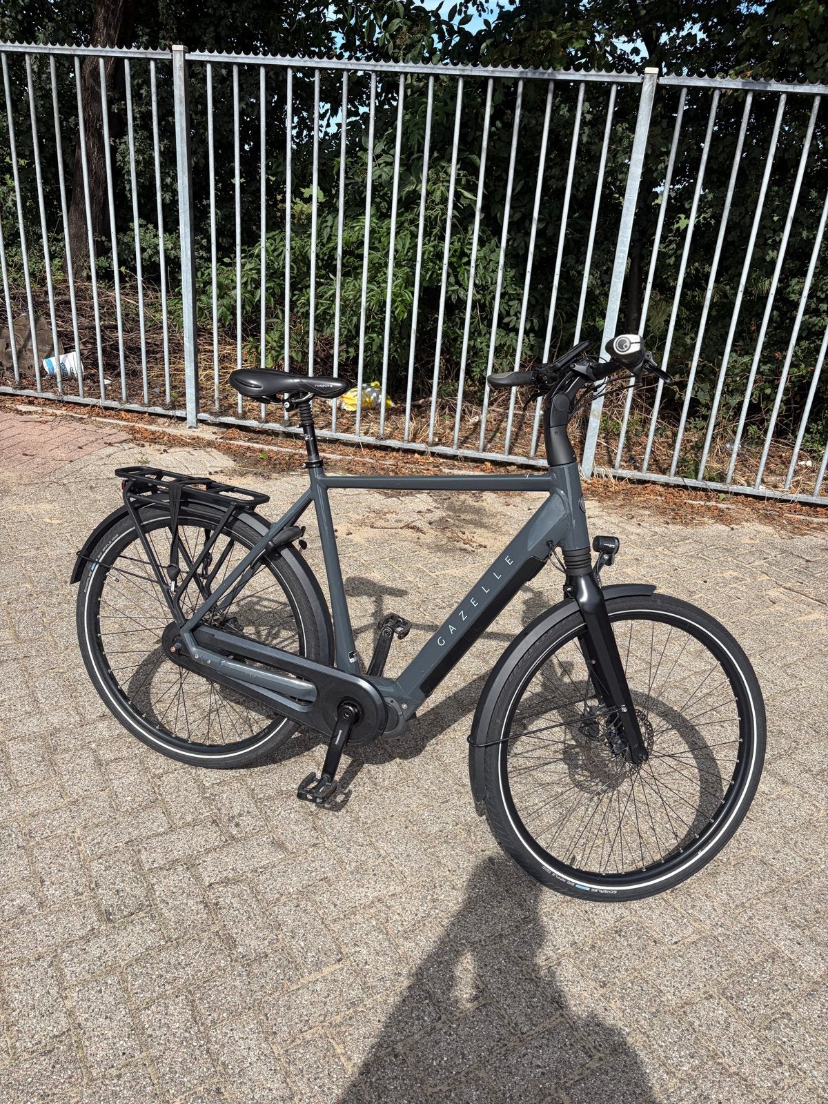 Gazelle Chamonix C7 HMS 61cm uit  2022 met lader, Fietsen en Brommers, Elektrische fietsen, Ophalen, Gebruikt, 59 cm of meer, 50 km per accu of meer