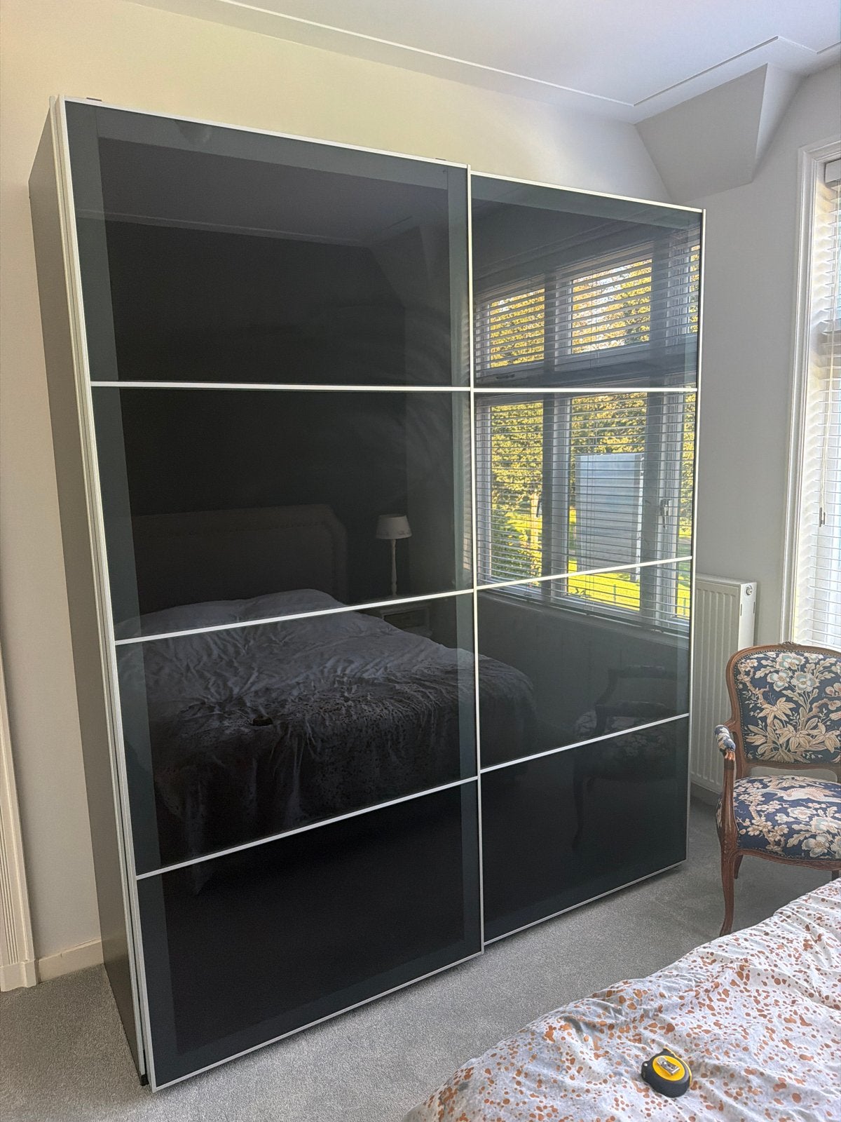 IKEA PAX Kledingkast met Schuifdeuren met glas, Ophalen, Overige materialen, 200 cm of meer, 150 tot 200 cm