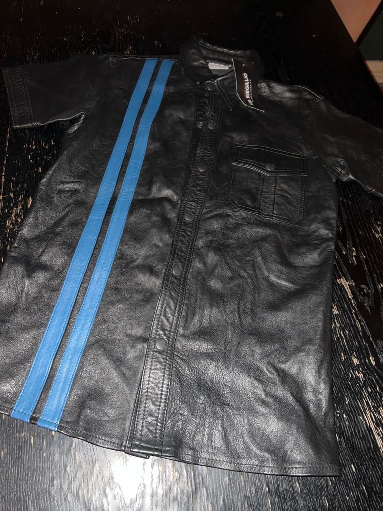 Mr. Riegillio Leren Shirt - Nieuw met labels, Kleding | Heren, Ophalen of Verzenden, Nieuw