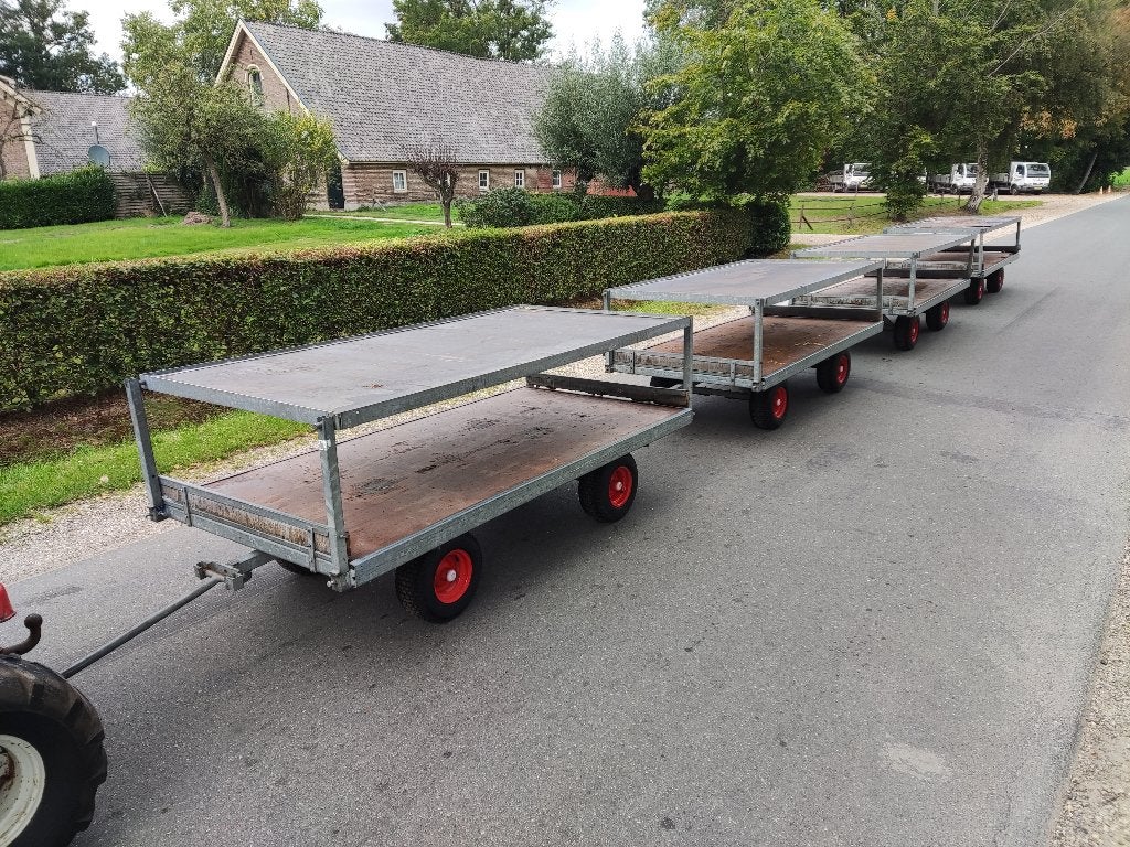 4 meesturende aanhangwagens (volgwagen, 2,50 (l) x 1,25 (b)), Zakelijke goederen, Volgwagen, Transport, Volgwagen, Akkerbouw