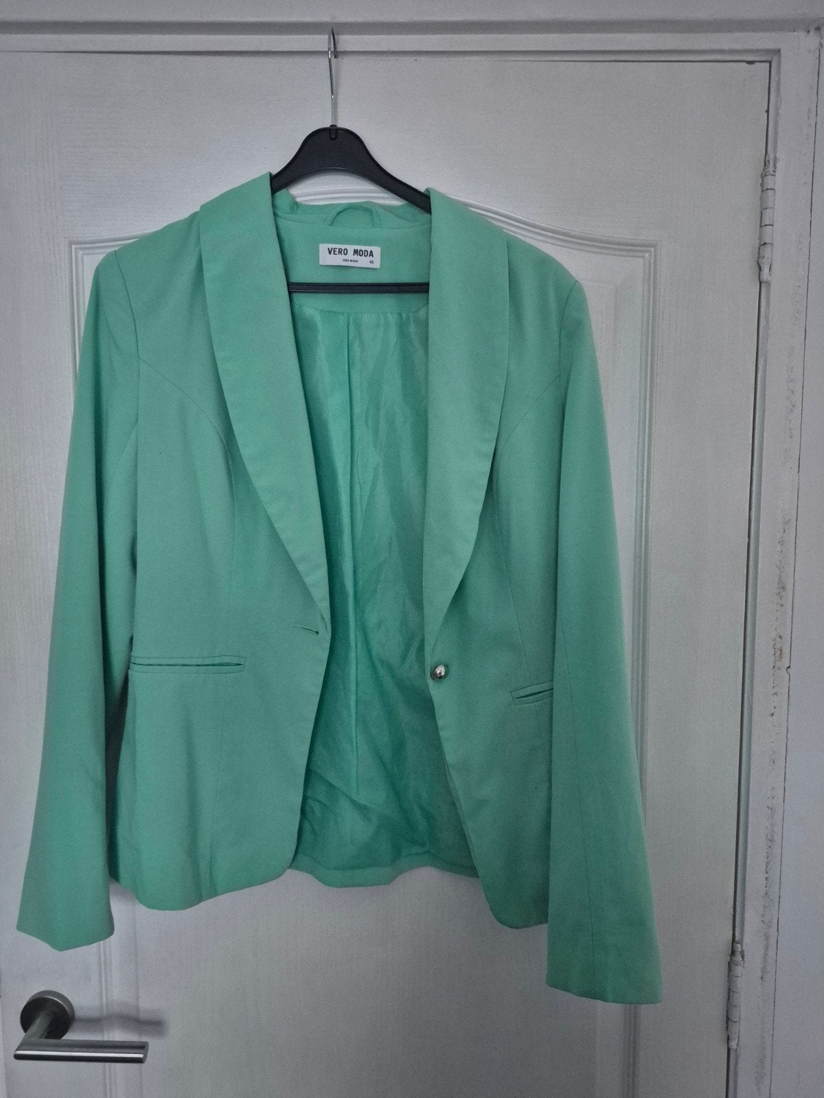 Vero Moda blazer in mintgroen, maat M, Maat 38/40 (M), Vero Moda, Ophalen of Verzenden, Zo goed als nieuw