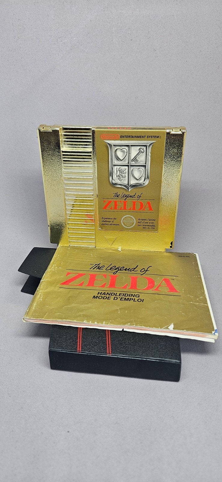 The Legend of Zelda NES Goud Cartridge + Handleiding, Avontuur en Actie, Gebruikt, 1 speler, Ophalen of Verzenden