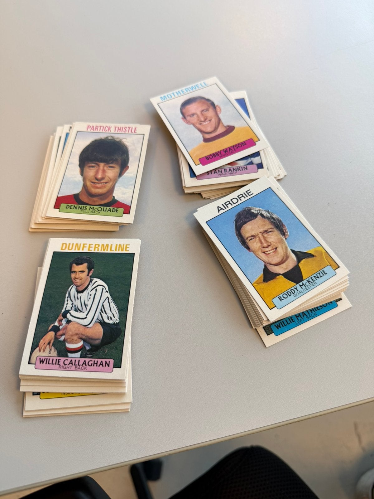 A&BC Gum Scottish Footballers 1970-1971 Complete Set 1-73, Verzamelen, Buitenlandse clubs, Spelerskaart, Ophalen of Verzenden