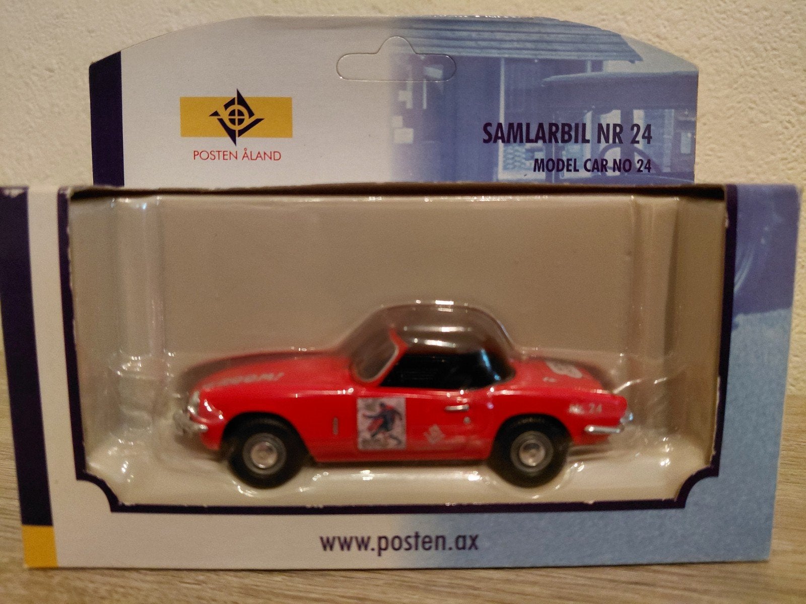 Limited Edition 'Posten Åland'Triumph Spitfire MK III, Verzenden, Nieuw, Groter dan 1:32, Auto