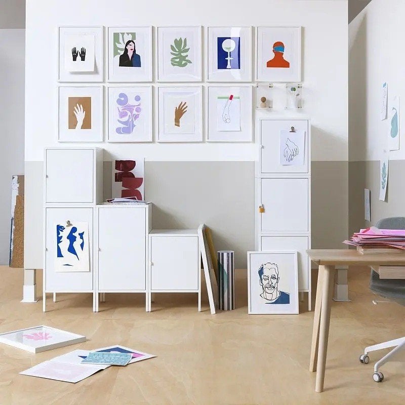 GEZOCHT: witte IKEA Hällan (locker) kastje/s (lixhult), Ophalen, Zo goed als nieuw