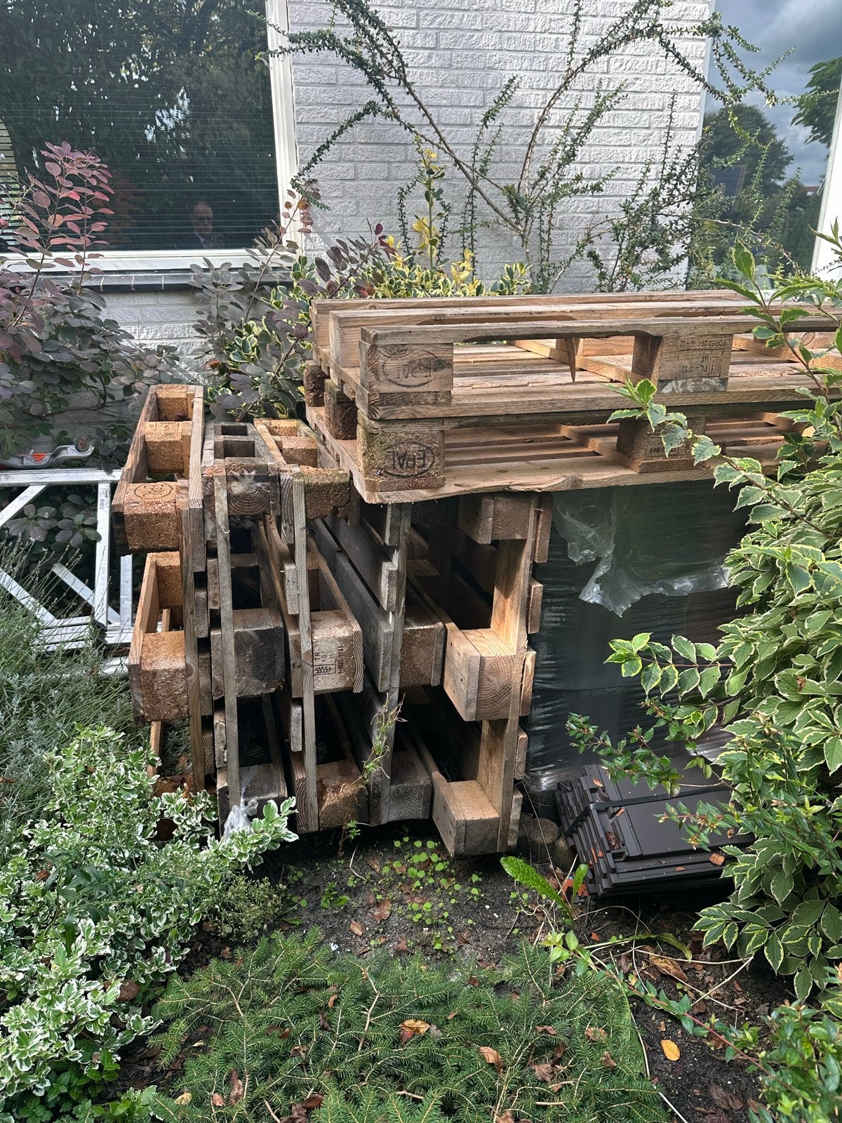 Gebruikte pallets - Diverse maten en types (EU PALLETS), Gebruikt, Ophalen of Verzenden, 50 mm of meer, Pallet