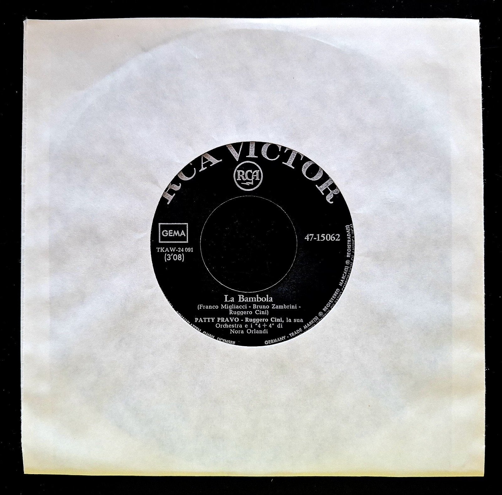 7"/SINGLE  PATTY PRAVO - La Bambola, Ophalen of Verzenden, Gebruikt, Pop