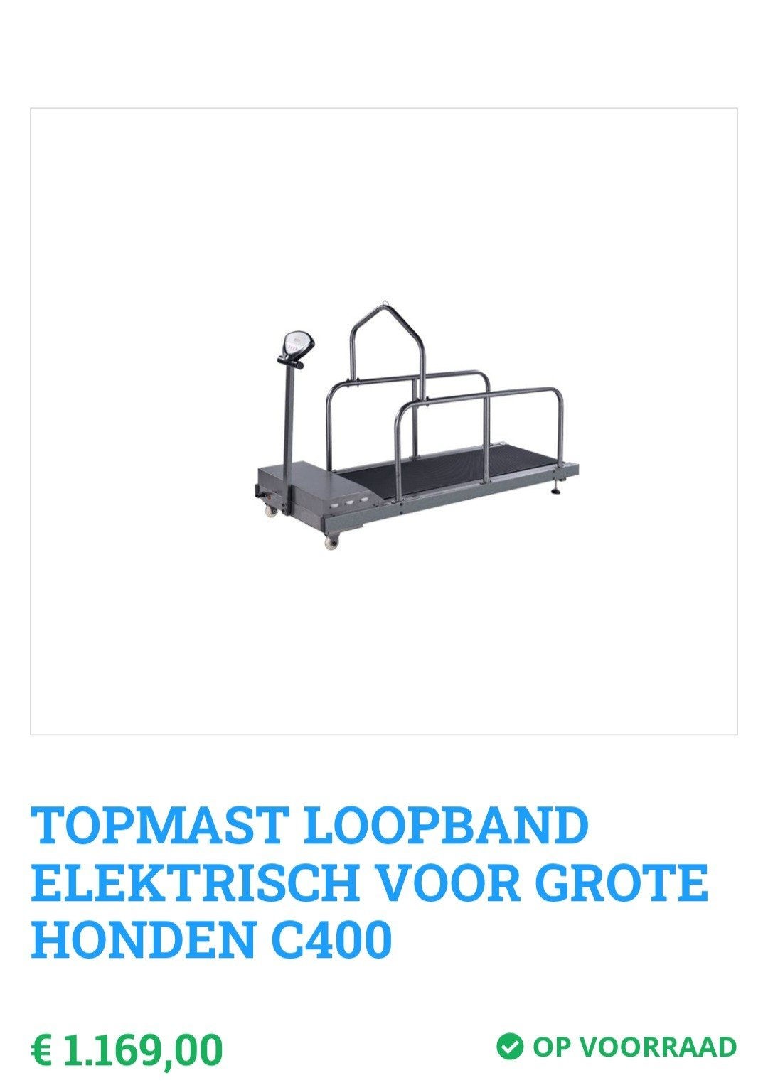 hondenloopband voor grote honden, Dieren en Toebehoren, Honden-accessoires, Ophalen, Zo goed als nieuw