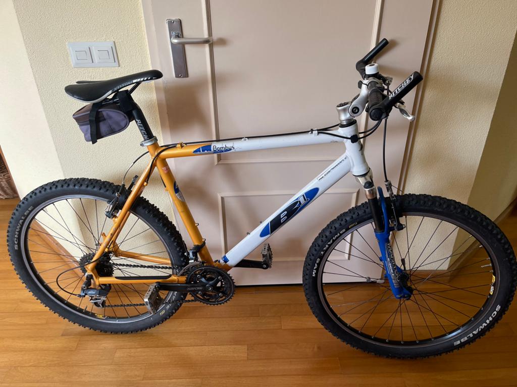 Bombus mountainbike, heerlijke mtb als hij je goed past., Hardtail, Velgrem, Zo goed als nieuw, 53 tot 57 cm