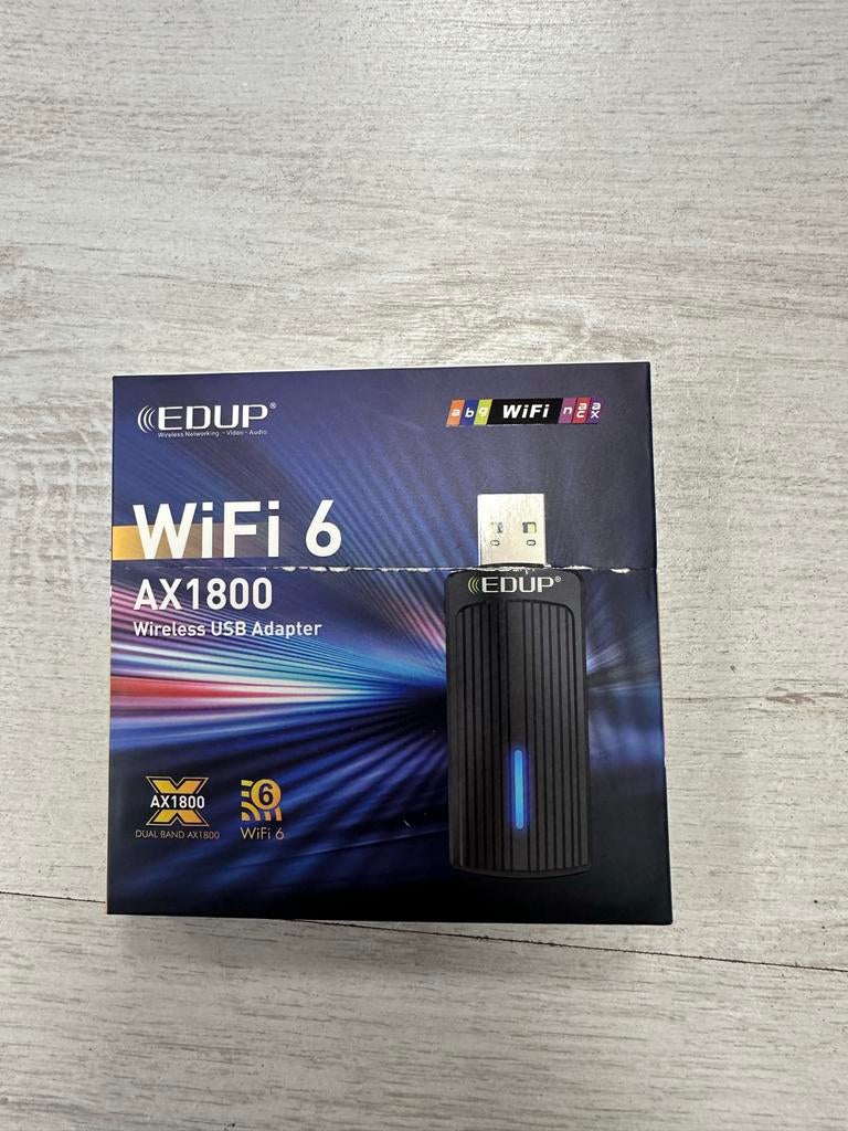 EDUP WiFi 6 AX1800 Draadloze USB Adapter, Ophalen of Verzenden, Nieuw