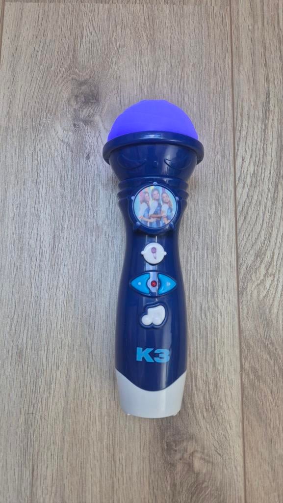 Leuke K3 Microfoon met Licht & Geluid, Ophalen of Verzenden, Gebruikt, Elektronica, Met licht