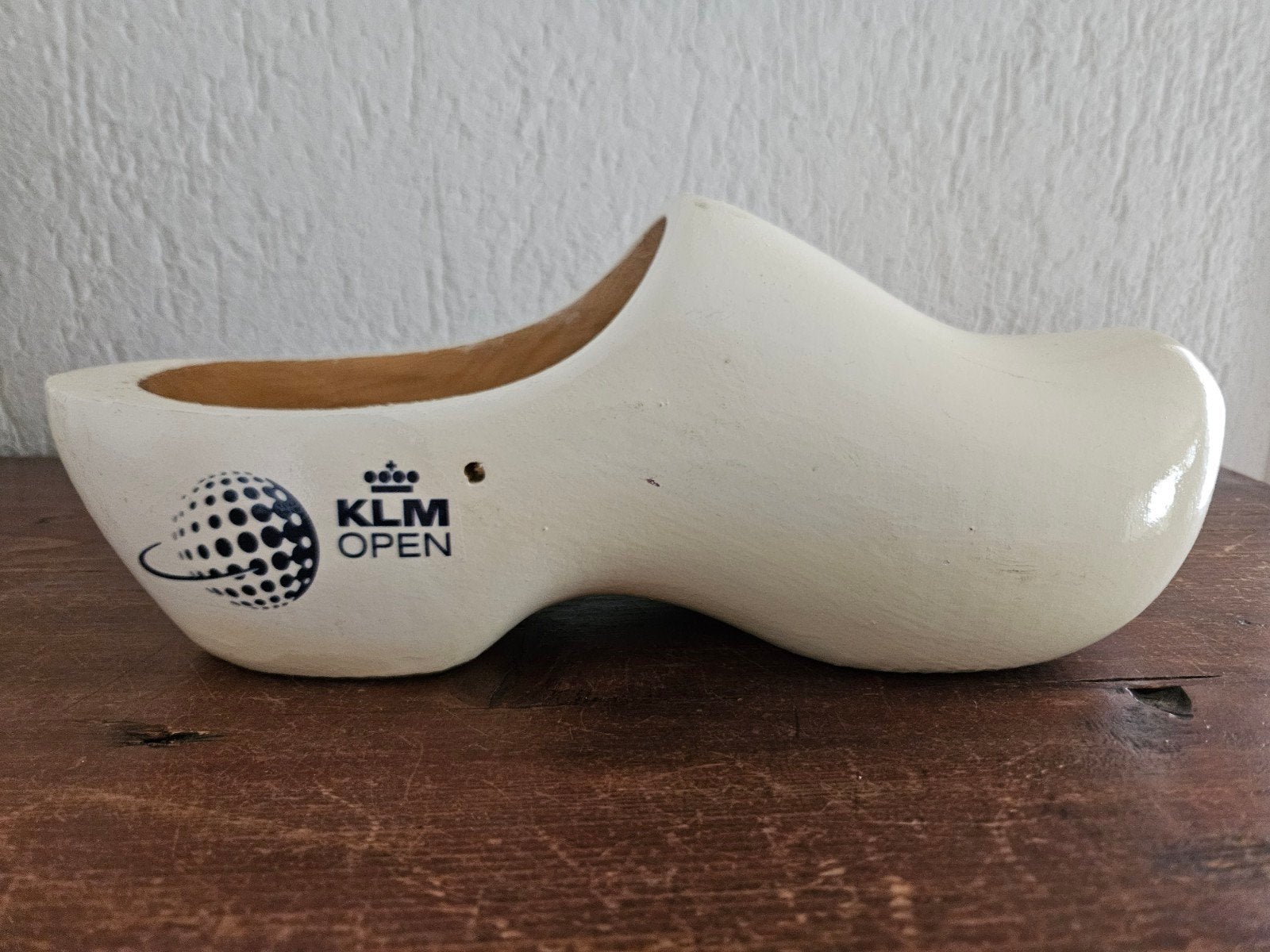 Unieke Houten Klomp KLM Open Golf Toernooi Marker, Verzenden, Gebruikt
