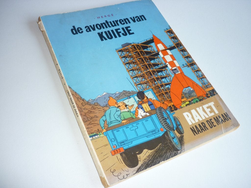 Casterman / Herge: Kuifje – Raket naar de Maan, Boeken, Eén stripboek, Ophalen of Verzenden, Gelezen
