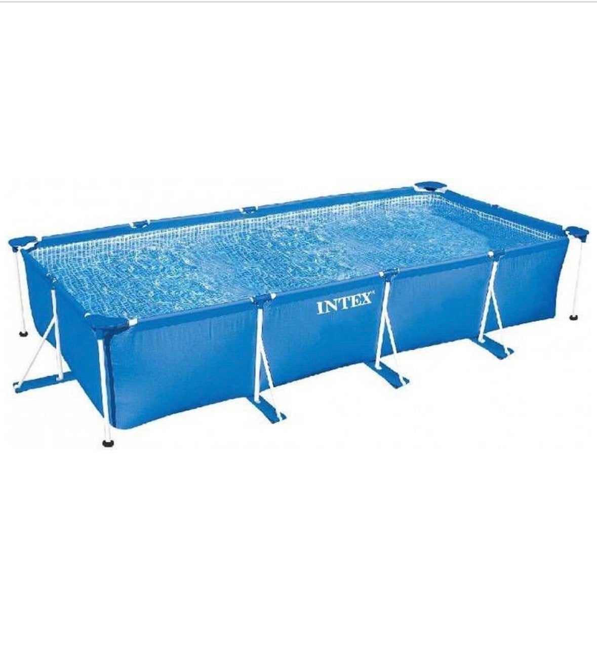 Intex Frame Zwembad - Rechthoekig Opzetzwembad, Ophalen, Gebruikt, 200 tot 300 cm, 80 tot 120 cm