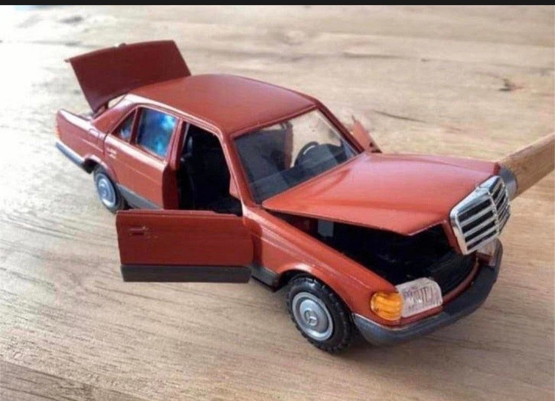 Mercedes-Benz 280 S / SE / SEL W126 – NZG Modelle 1:35, Ophalen of Verzenden, Gebruikt, Auto, Overige merken