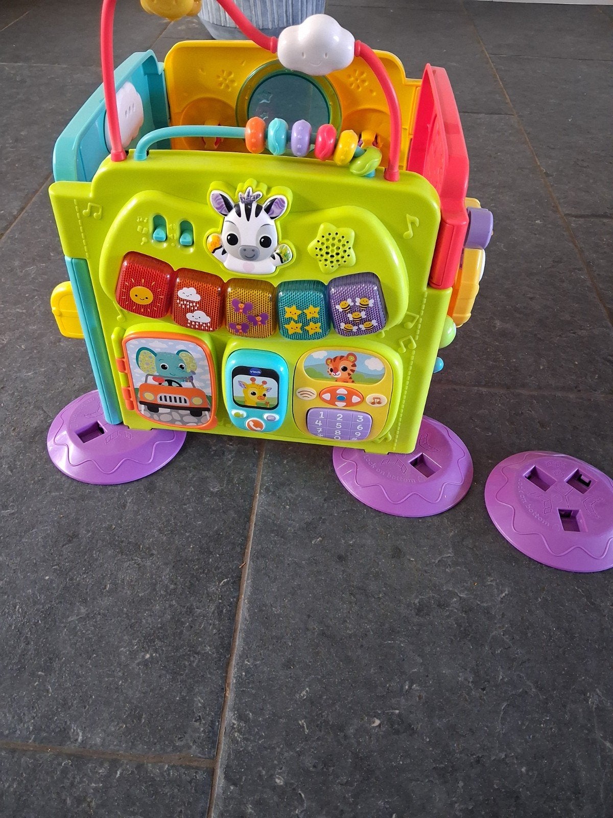 VTech Baby Speelkubus met Activiteitenpanelen, Ophalen, Zo goed als nieuw, Overige typen, Met licht